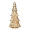 Haute Decor 14" Silver Pre-Lit Mercury Glass Christmas Tree